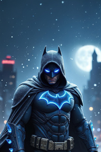 Dark Knight Winter Patrol (2160x3840) Resolution Wallpaper