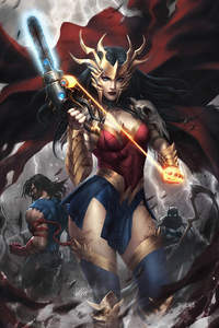 Dark Knights Death Wonder Woman 4k