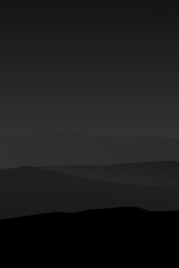 Dark Night Mountains Minimalist 4k (640x960) Resolution Wallpaper