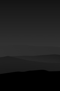 Dark Night Mountains Minimalist 4k (1280x2120) Resolution Wallpaper