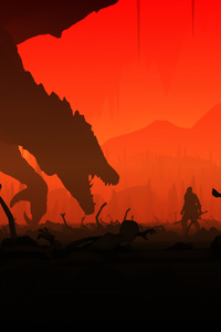 Dark Souls 3 Dragon 4k Artwork (640x1136) Resolution Wallpaper