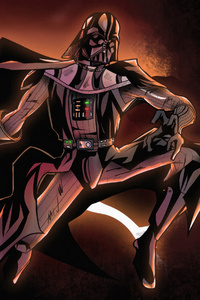 Darth Vader Commanding Presence (240x400) Resolution Wallpaper