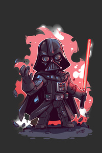 Darth Vader Minimal Art