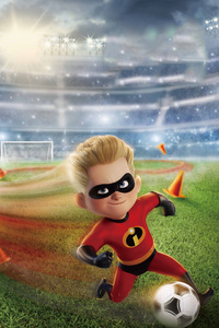 Dash In The Incredibles 2 2018 (320x568) Resolution Wallpaper