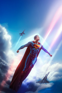 David Corenswet As Superman A New Era Begins (1080x1920) Resolution Wallpaper