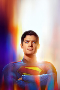 David Corenswet Is Superman (320x568) Resolution Wallpaper