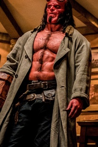 David Harbour As Hellboy (540x960) Resolution Wallpaper