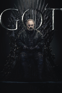 Davos Seaworth Game Of Thrones Season 8 Poster (360x640) Resolution Wallpaper