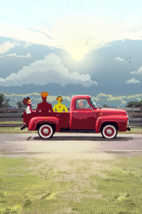 Dc Flash Fam Country Roads (640x1136) Resolution Wallpaper