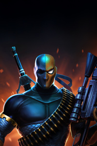 Dc Injustice 2 Deathstroke (640x1136) Resolution Wallpaper