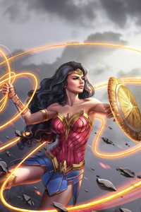 Dc Wonder Woman 5k (320x480) Resolution Wallpaper
