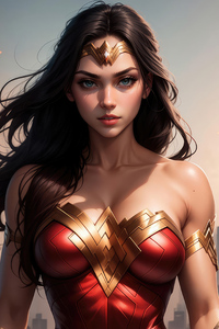 Dc Wonder Woman Artwork 4k (360x640) Resolution Wallpaper
