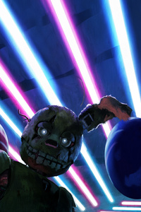Dead By Daylight Five Nights At Freddy (1080x2160) Resolution Wallpaper