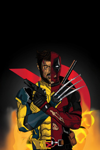 Dead Serious Wolverine X Deadpool (1125x2436) Resolution Wallpaper