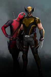 800x1280 Deadpool And Wolverine 5k