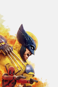 Deadpool And Wolverine Bluray 5k (640x1136) Resolution Wallpaper