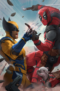 Deadpool And Wolverine Brilliance (540x960) Resolution Wallpaper