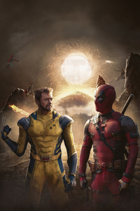 Deadpool And Wolverine Capturing The Essence (1280x2120) Resolution Wallpaper