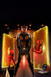 Deadpool And Wolverine Collide (2160x3840) Resolution Wallpaper