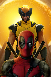 Deadpool And Wolverine Comedy (360x640) Resolution Wallpaper