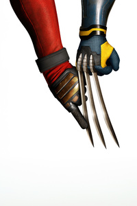 Deadpool And Wolverine Curb Your Enthusiasm (480x800) Resolution Wallpaper