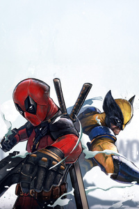 Deadpool And Wolverine Fear Is The Weapon (1440x2560) Resolution Wallpaper
