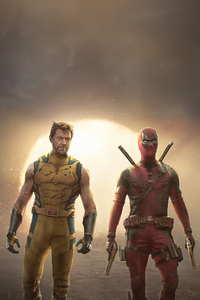 Deadpool And Wolverine Handle Their Ideal Abilities (1280x2120) Resolution Wallpaper