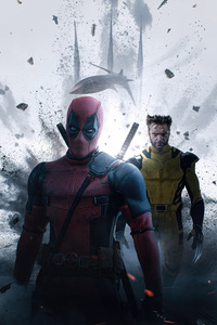 240x400 Deadpool And Wolverine Join Forces