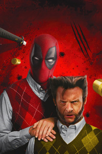 Deadpool And Wolverine Movie 2024 (2160x3840) Resolution Wallpaper