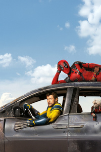 Deadpool And Wolverine New Poster 5k (1080x2160) Resolution Wallpaper