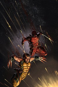 Deadpool And Wolverine The Last Departure (1125x2436) Resolution Wallpaper