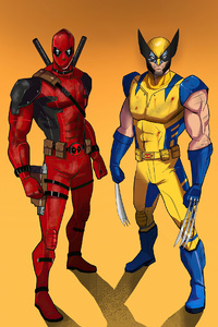Deadpool And Wolverine Unraveling (1280x2120) Resolution Wallpaper