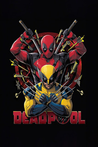Deadpool And Wolverine Unstoppable Heroes (240x400) Resolution Wallpaper
