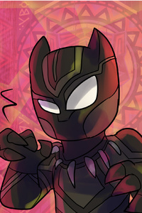 Deadpool Black Panther Marvel Icon Art