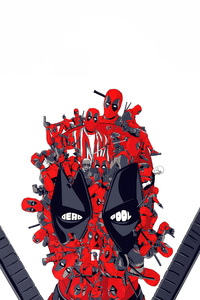 Deadpool Comic Brilliance (2160x3840) Resolution Wallpaper