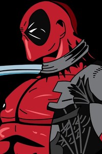 480x854 Deadpool Marvel Art