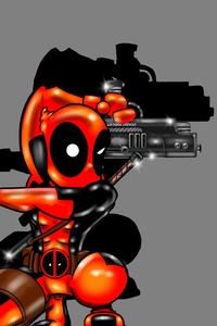 Deadpool Minimalism Using Stark Industries Weapons
