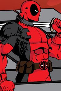 Deadpool Minimalist Background