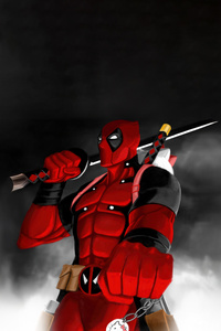 Deadpool The Fearless Anti Hero (1125x2436) Resolution Wallpaper