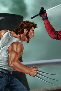 Deadpool Vs Wolverine 5k