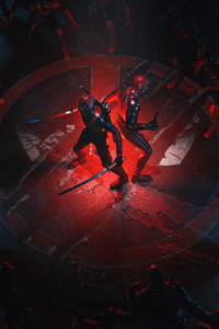 Deadpool X Daredevil (640x960) Resolution Wallpaper