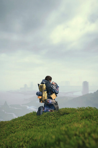 Death Stranding 2 On The Beach Footprints Beyond Time (240x320) Resolution Wallpaper