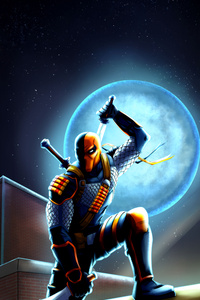 Deathstroke Super Soldier Unleashed (360x640) Resolution Wallpaper