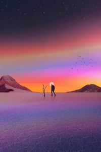 Desert Of Dreams (1440x2960) Resolution Wallpaper
