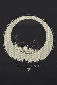Destiny Game Logo Artwork (2160x3840) Resolution Wallpaper