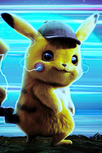 Detective Pikachu Poster 4k (1440x2960) Resolution Wallpaper