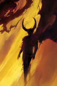 Devil Art (240x320) Resolution Wallpaper