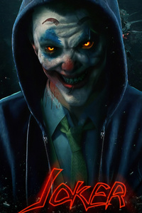 Devil Joker (320x480) Resolution Wallpaper