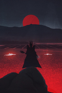 Devil Sunset (1280x2120) Resolution Wallpaper