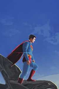 Distant Superman (480x800) Resolution Wallpaper
